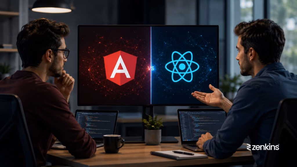 Angular vs React Frontend Team