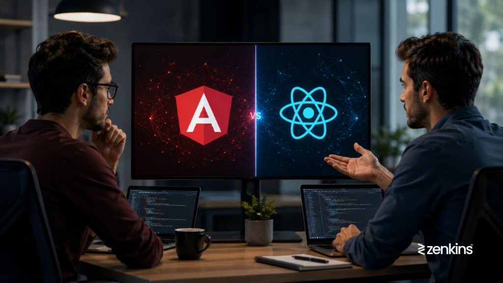 Angular vs React Frontend Team