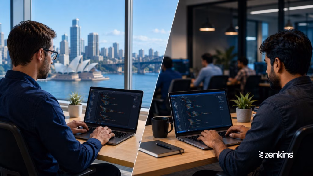 Cost to Hire a .NET Developer in Australia vs India
